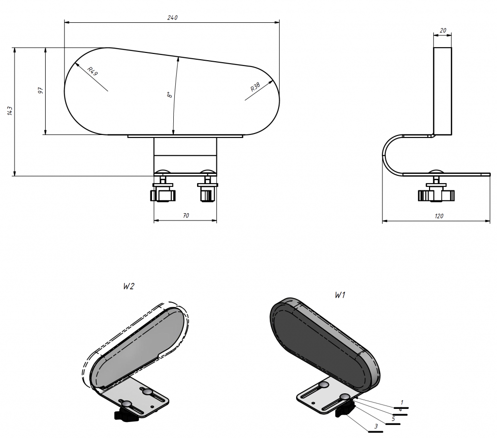 Soporte de cadera Jordi - Rehagirona