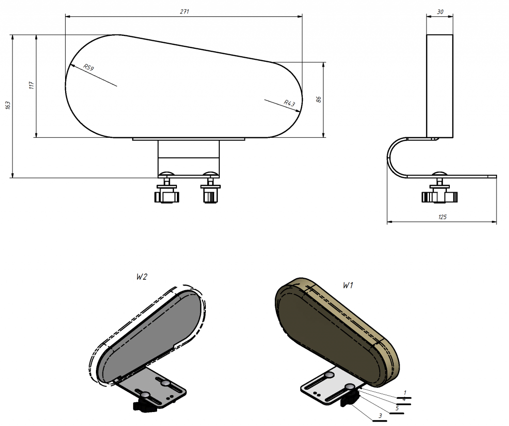 Soporte de cadera Jordi - Rehagirona