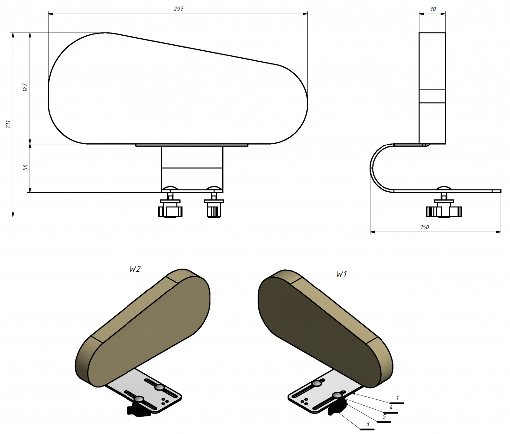 Soporte de cadera Jordi - Rehagirona